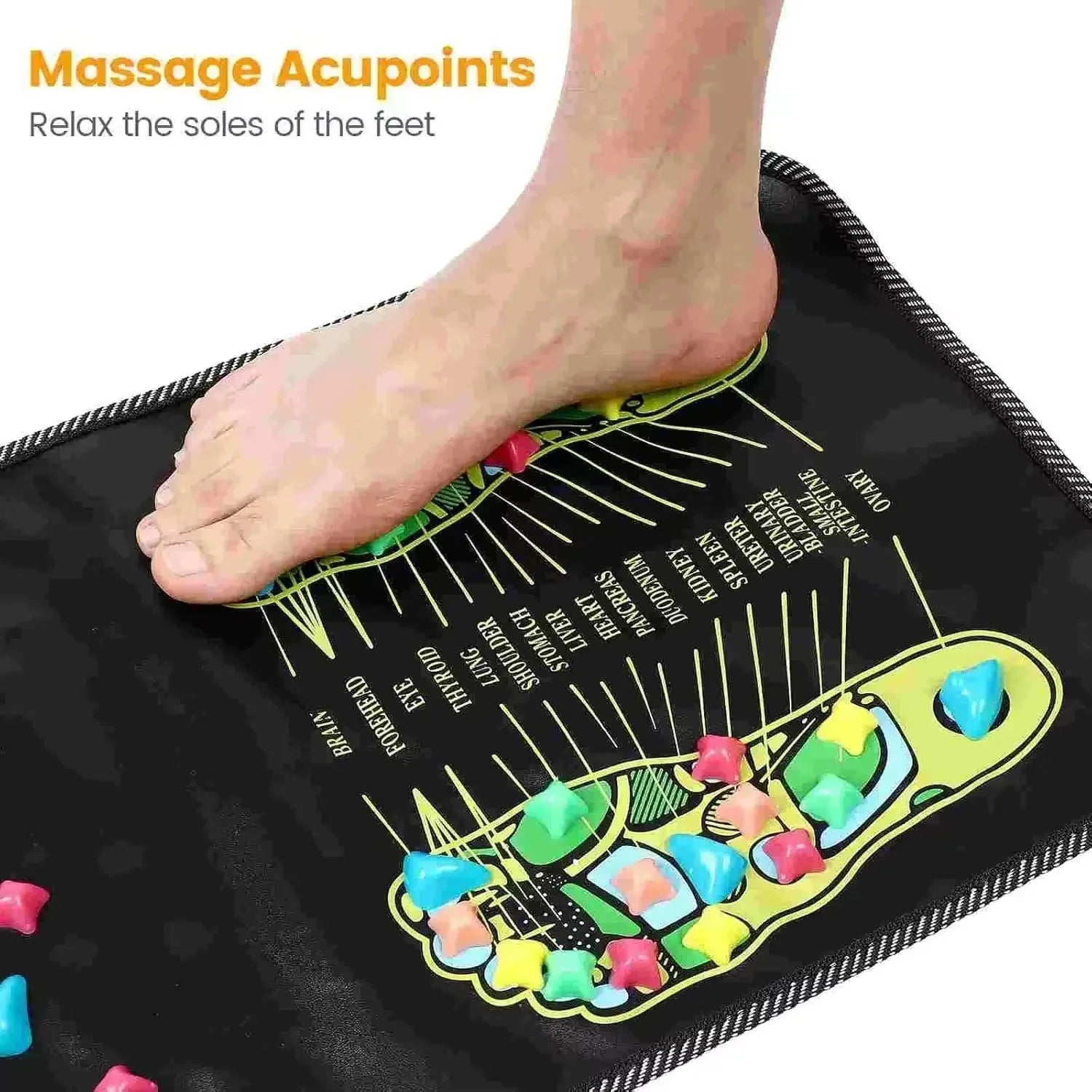 Multi-Point Reflexology Stress Relief Foot Massage Mat