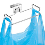 ClipBin Waste Holder | Stainless Steel Clip for Garbage Bags | No Drilling | For Kitchen & Bathroom
