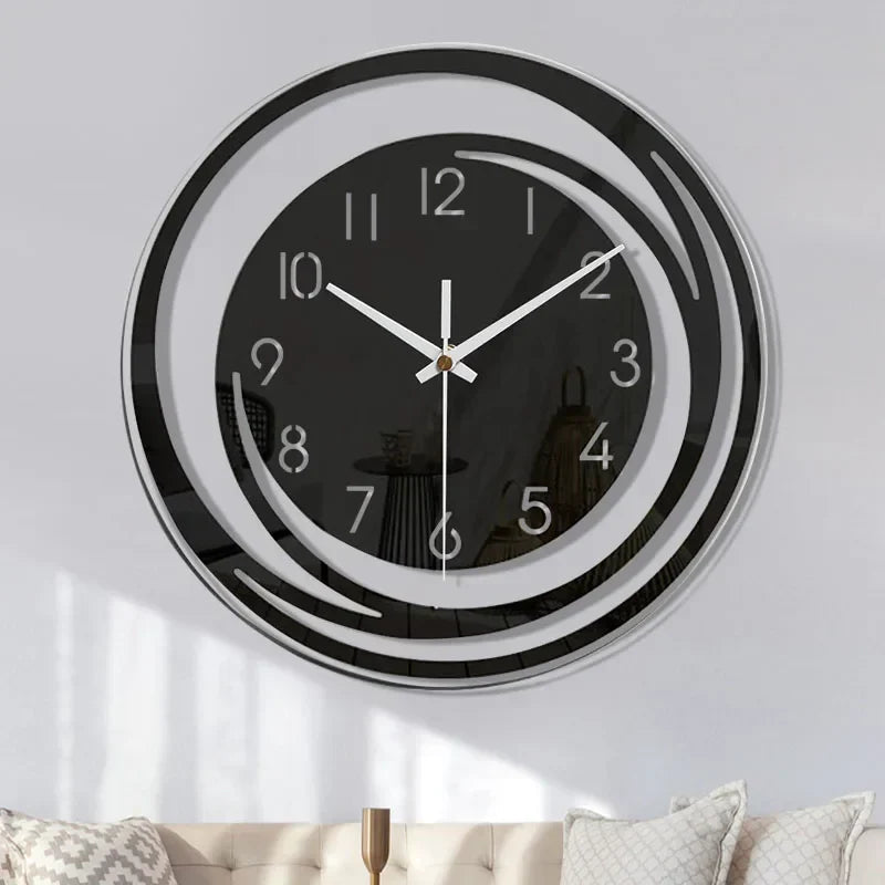 Modern wall clock with minimalist design