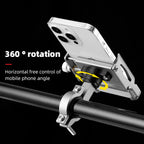 Bicycle Phone Holder RideGrip 360 Pro | 360° Rotatable | Aluminum Alloy | Shockproof & Secure | For Bicycle, Motorcycle & E-Scooter