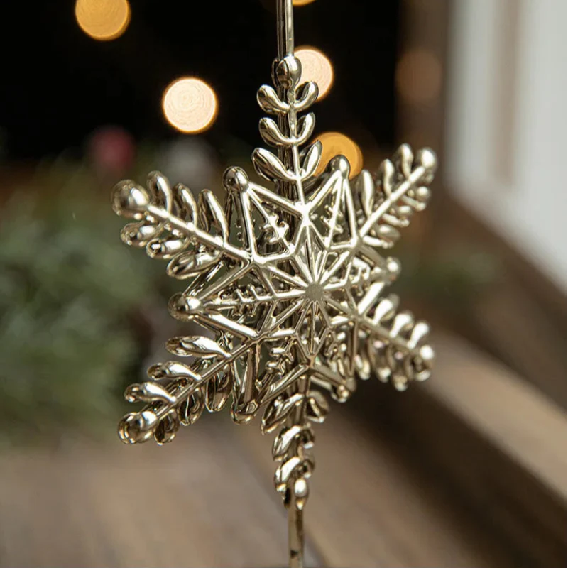 Iron Christmas Candlestick Holders