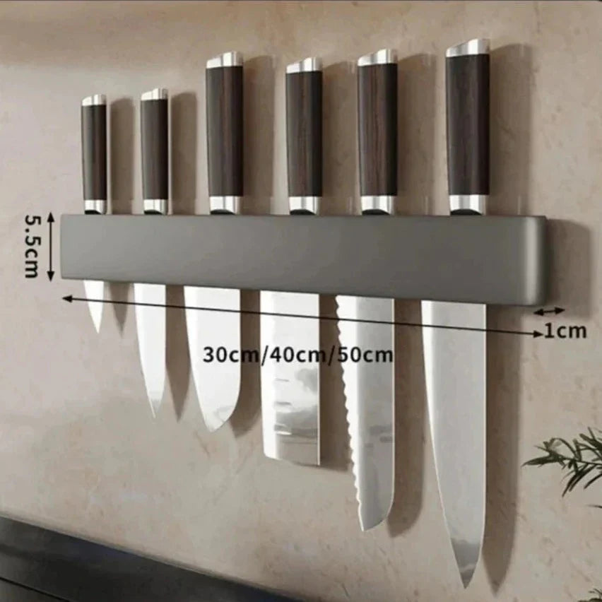 Knife holder - Knifey - Stainless steel - Multi-function shelf