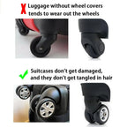 Trolley Suitcase Wheels Protection Cover 8PCS