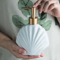 AquaNaut Soap Dispenser | Maritime Design | Shell & Starfish Motif | Bathroom Decor