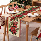 Christmas Table Runner Festivia | 180×35 cm | Elegant & Festive | Table Decoration for Christmas & New Year 2025/2026
