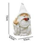 Angry Middle Finger Garden Gnome Decor