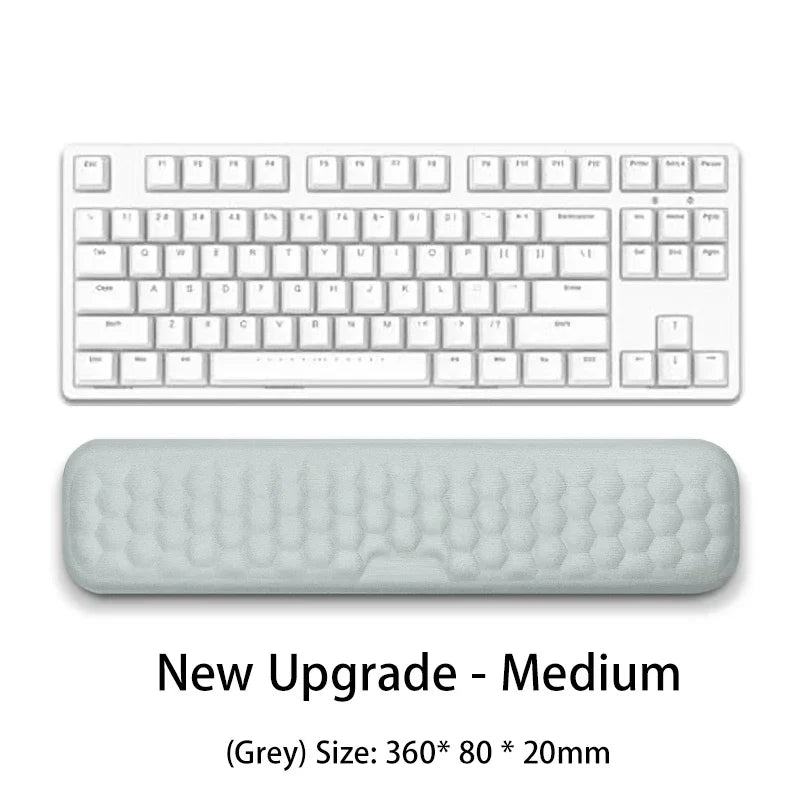ErgoLuxe GelPad | Comfort Mousepad | Wrist Rest & Massage | Silicone & Memory Foam