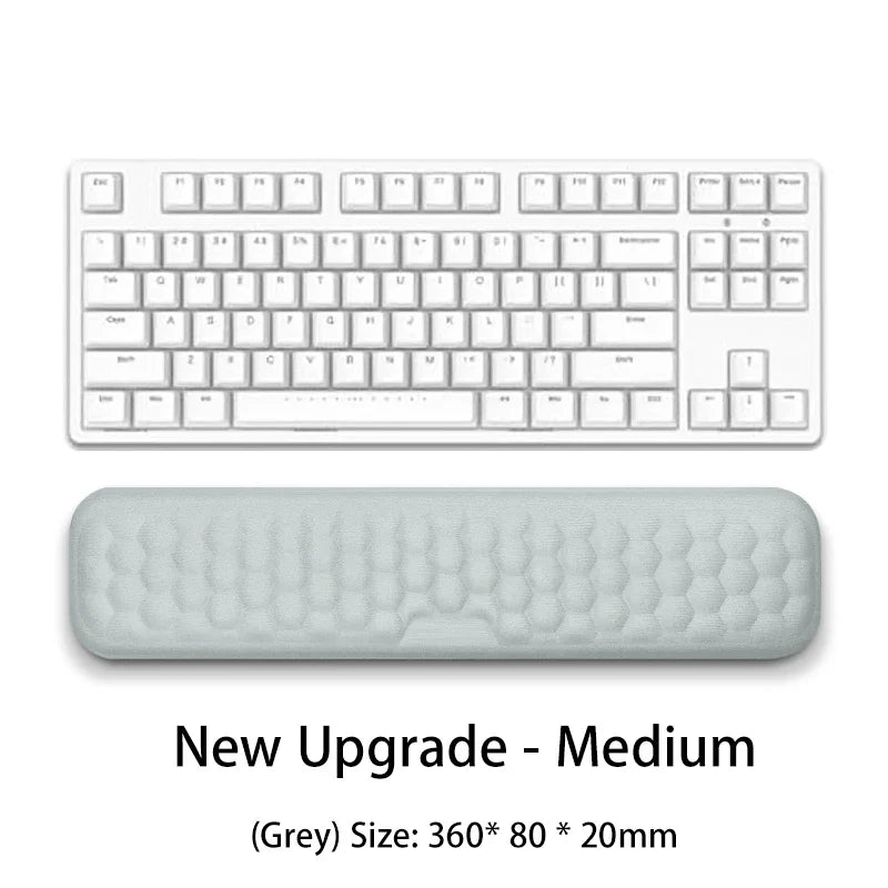 SilentaPad Wrist Rest | Ergonomic Mouse Pad with Memory Foam & Massage Area | For PC, Laptop & Gaming