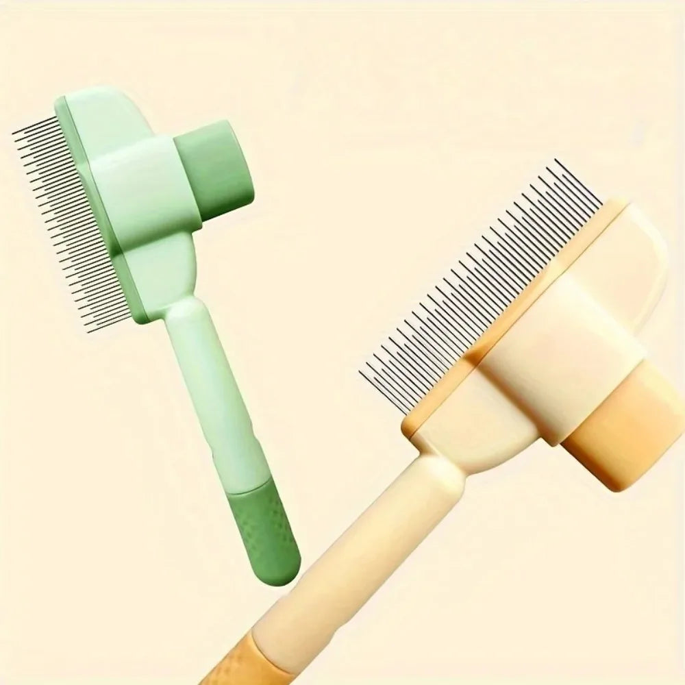 Flea Removal Easy Self-Cleaning Pet Brush