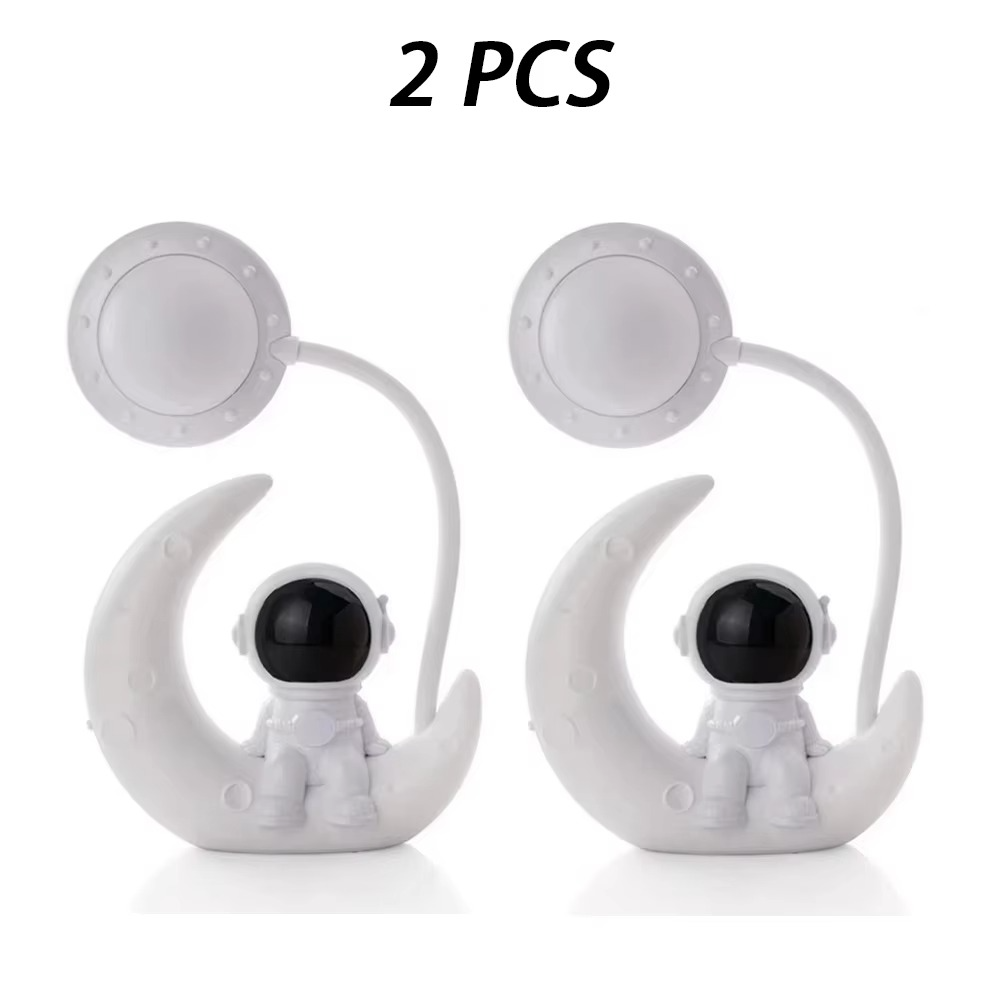 Astronaut Moon Nightlight LED Desk Lamp for Bedroom Décor and Gifts