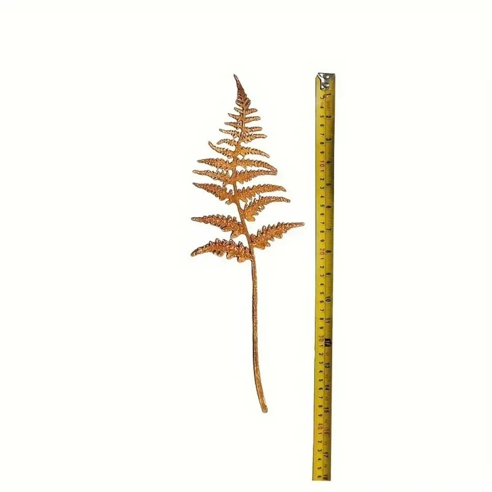 FERROBLATT Rust decoration leaf sculpture | Metal garden stake for outdoors & indoors | Weatherproof & stylish | Autumn decoration for garden & home
