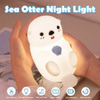 LumiSoft LED Night Light | Soft Silicone | Extra Long Battery Life | USB Rechargeable