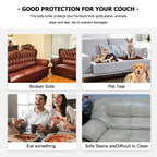 Sofalino Stretch | Elastic Sofa Cover | Jacquard Design | For 1–4 Seater & L-Shape