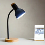 Autumn and Winter Lighting | Nordic Creative Wood Art Iron LED Desk Lamp - Moxie