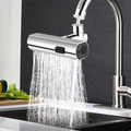 Versatile Splash-Proof Faucet Adapter for Kitchen and Bathroom Sinks