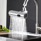 Versatile Splash-Proof Faucet Adapter for Kitchen and Bathroom Sinks