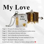 Memory Bookhanger Necklace – Symbolic Jewelry with Loving Message