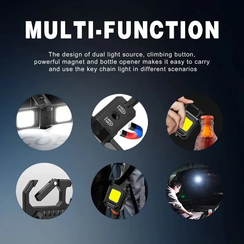 Luminoxx Mini Work Light | 800 Lumen LED | Magnetic Base & USB-C | 5 Modes | IPX5 Water Protection