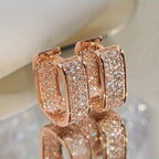Korean Style Elegant Hoop Earrings