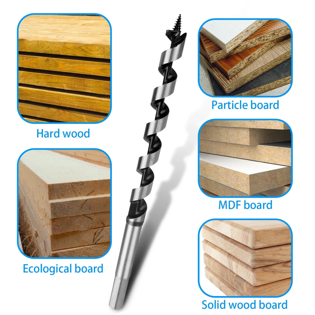Extended Hex Shank Wood Drill Bit