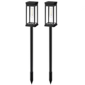 Solar Glow Garden Path Lights – 2 Piece Set