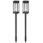 Solar Glow Garden Path Lights – 2 Piece Set