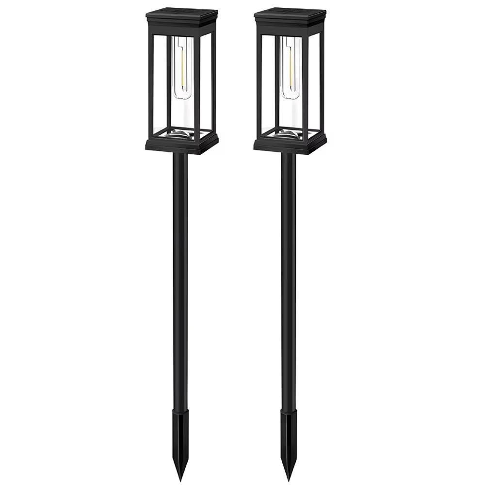 Solar Glow Garden Path Lights – 2 Piece Set