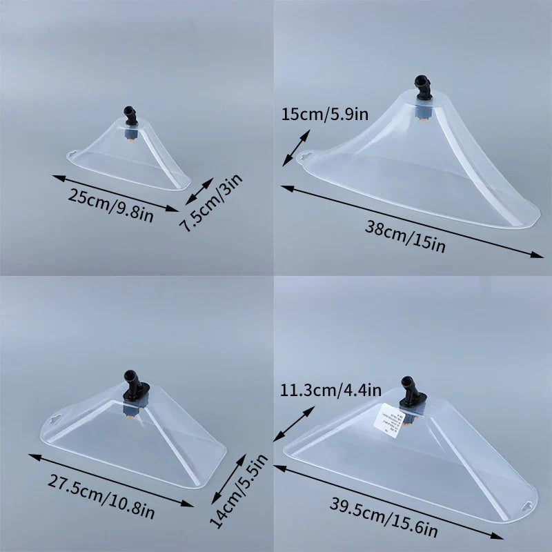 SprayoFan Wind Protection Nozzle | Windproof Spray Head Cover for Garden Sprayers | Fan Nozzle for Targeted Watering