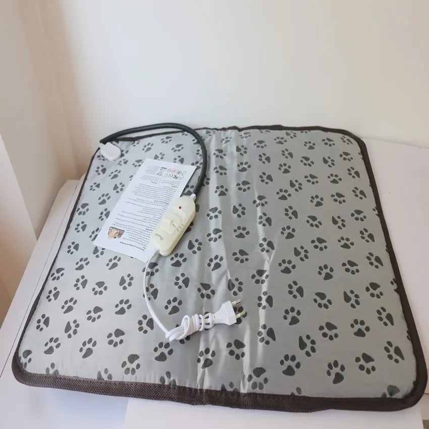 Heated Pet Mat PawTherm | Temperature Control & Timer | Waterproof & Safe | For Dogs & Cats