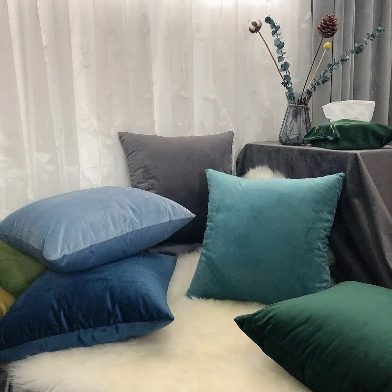 Super soft Velvet Decorative Cushion for Sofa and Living Room