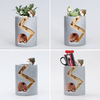 Fantastic Fusion: Unique Artistic Resin Flower Pots