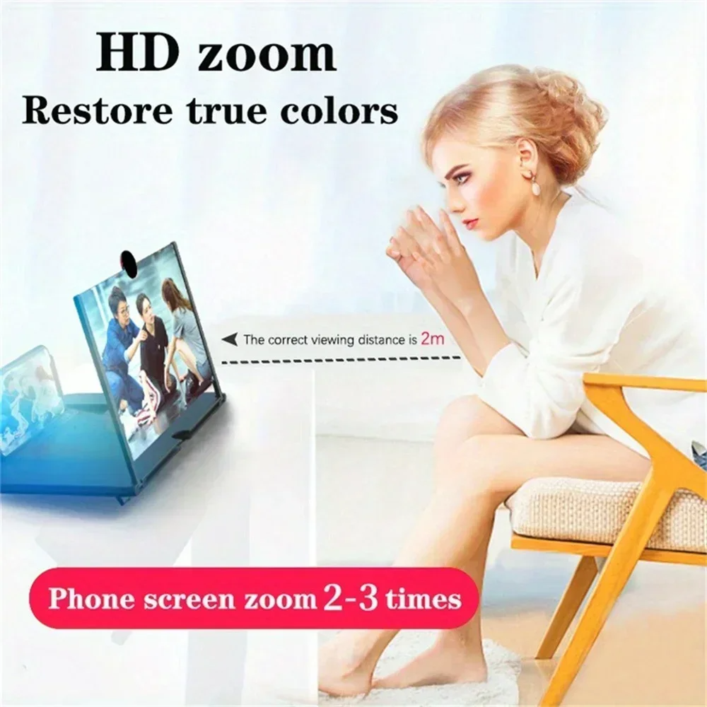 Phone Screen Magnifier – Portable 10 Inch Smartphone Projector