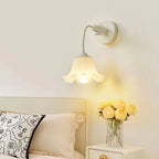 FrenchBloom Wall Light – Bedroom Flower Lamp