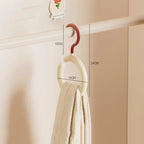 2pcs Rotating Multi-Hook Closet Organizer Hanger