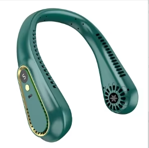 Portable Neck Air Conditioner Cooling Fan Rechargeable Leafless Personal Wearable