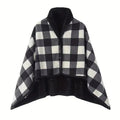CozyWrap Scarf | Wearable Blanket | Soft Flannel | Ideal for Office & Home