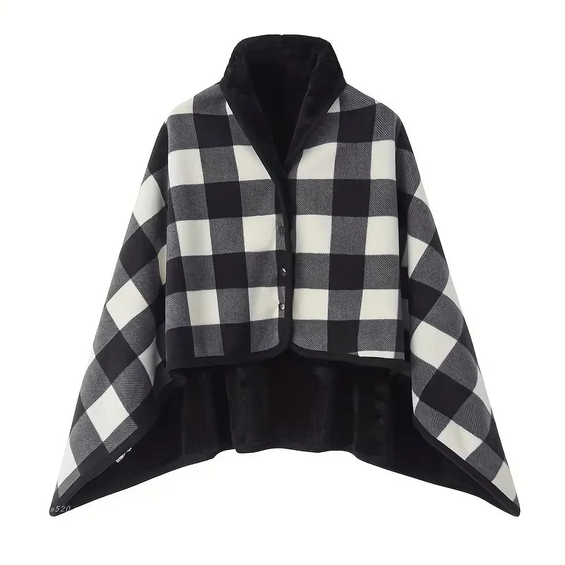 CozyWrap Scarf | Wearable Blanket | Soft Flannel | Ideal for Office & Home