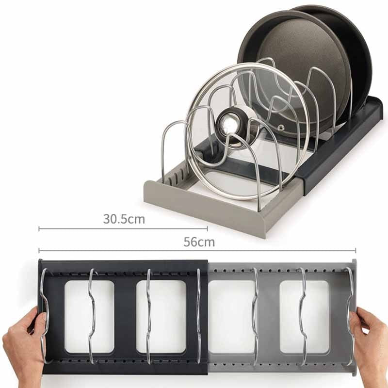 Cookware Organizer | The solution for messy cabinets