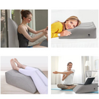 Inflatable Foot & Back Elevating Travel Pillow
