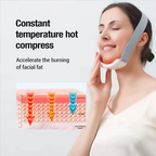 Face Slimming Device EMS Microcurrent Sculpting Vibrating Belt with Heat Compress for Personal Care