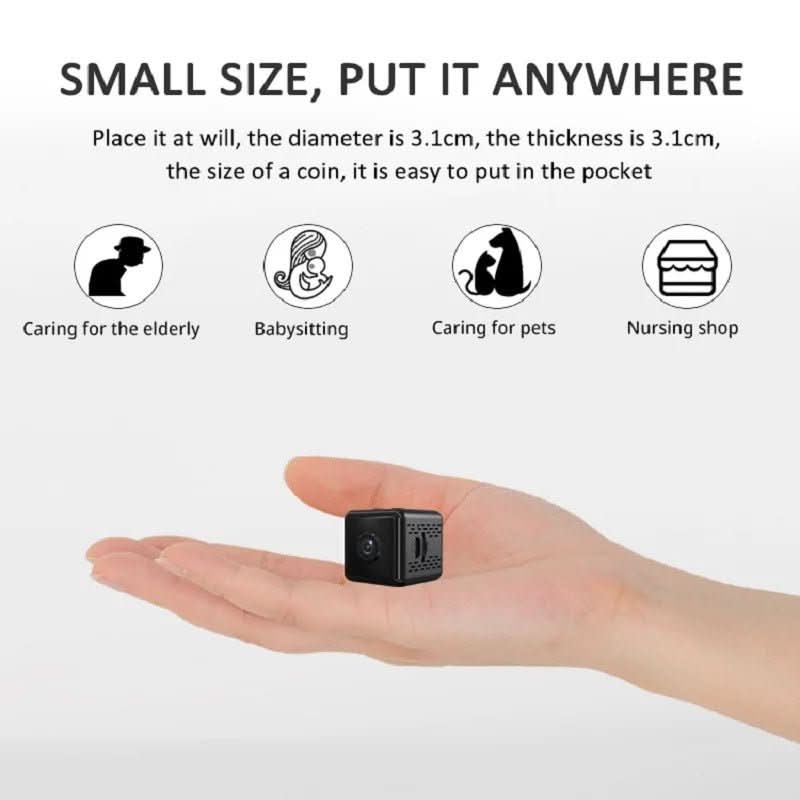 Wireless 1080P mini security camera with app control