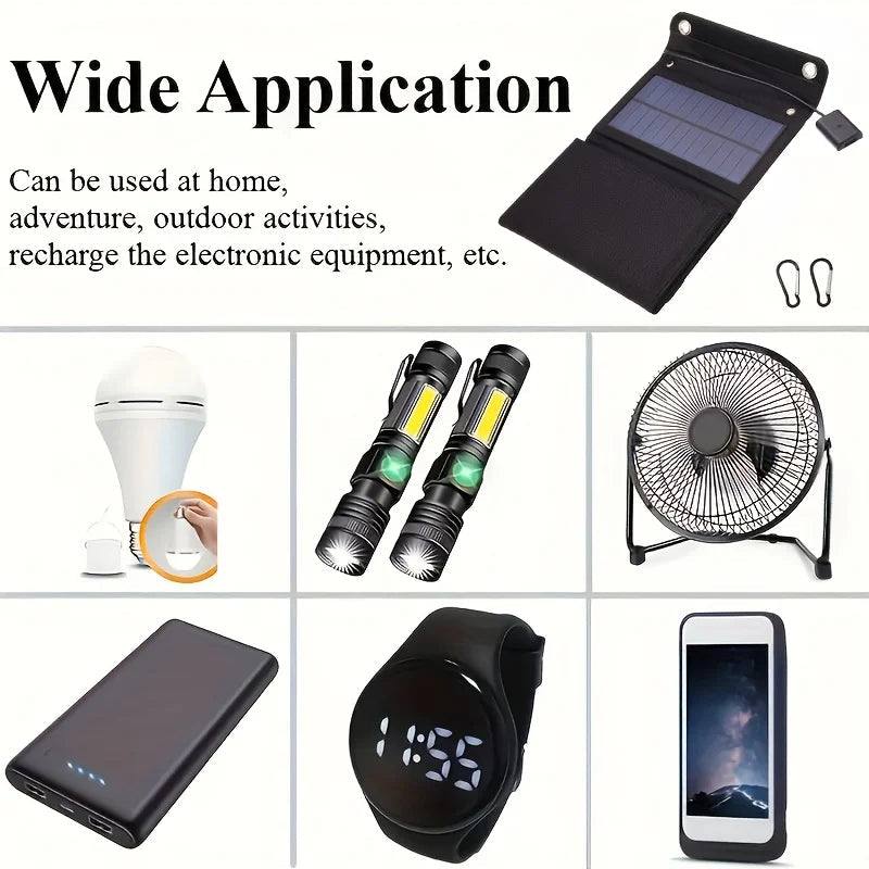 Solariq FoldPanel 30 | Foldable Solar Panel | 30W USB | Waterproof & Mobile