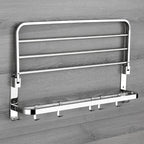 Compact Movable Stainless Foldable Bathroom Rack