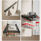 Ultra Suction Expandable Towel Storage Organizer Rack