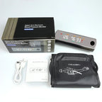 Rechargeable LCD Arm Blood Pressure Monitor with Voice Function – VitalScan