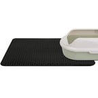 Non-slip litter tray mat for a clean home