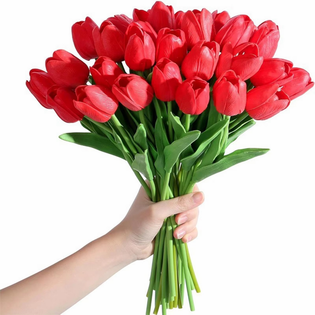 Vibrant Spring Silk Floral Arrangement - 10 Piece Set