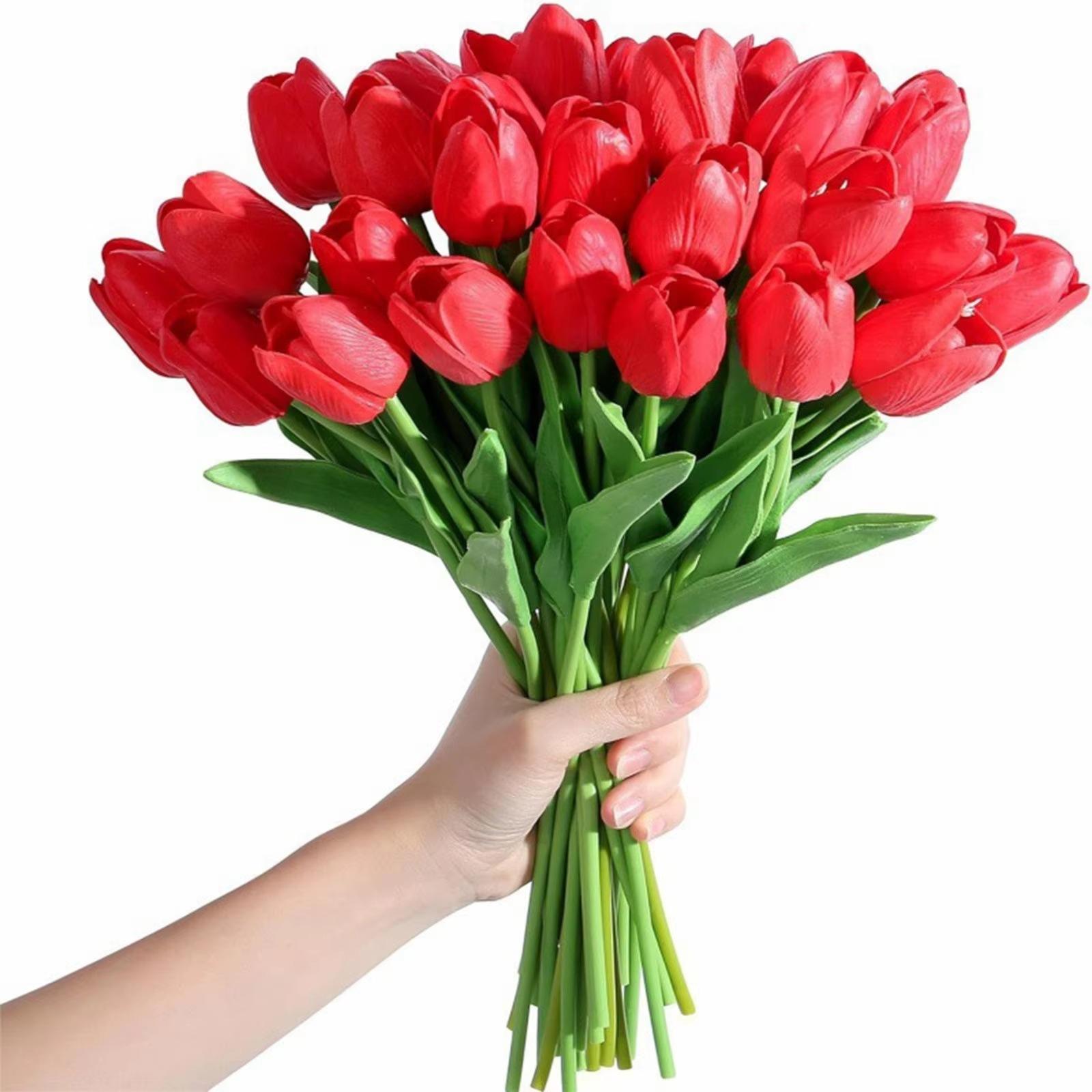 Vibrant Spring Silk Floral Arrangement - 10 Piece Set