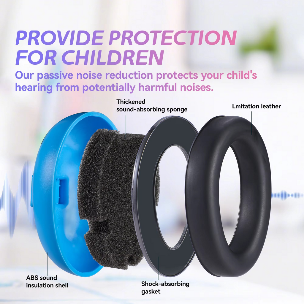 Kids Noise Reduction Earmuffs for Sleep and Focus