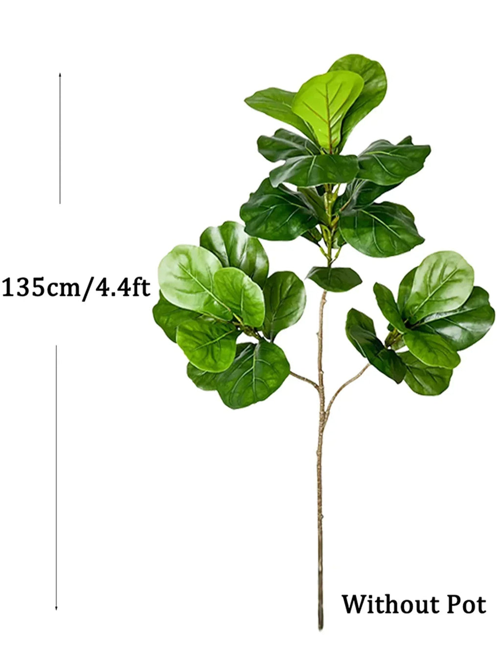 Floraviva Artificial Plant Ficus | Realistic Appearance | 70–135 cm | For Indoor & Outdoor
